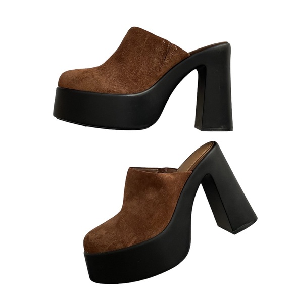 Gianni Bini Shoes - GB Gianni Bini Suede Platform Clog NWT